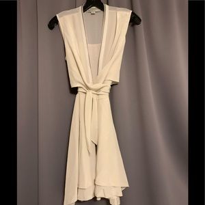All saints silk zipper dress
